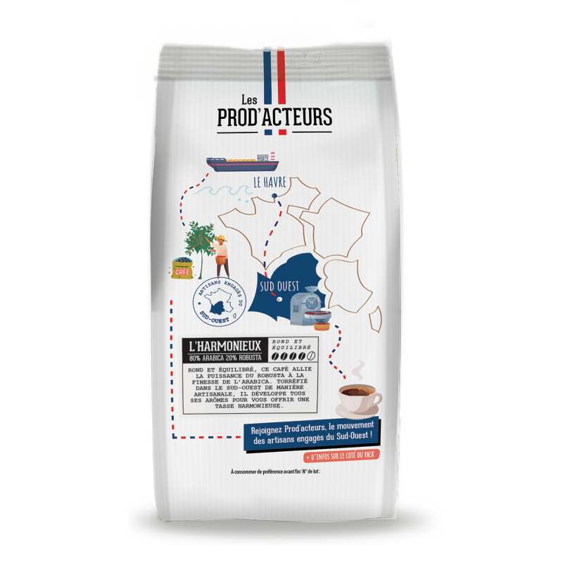 L’Harmonieux Bio||80% arabica | 20% robusta