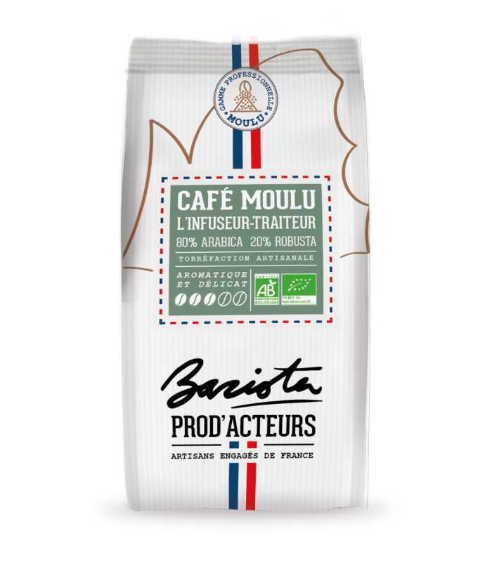 Café moulu bio l'infuseur