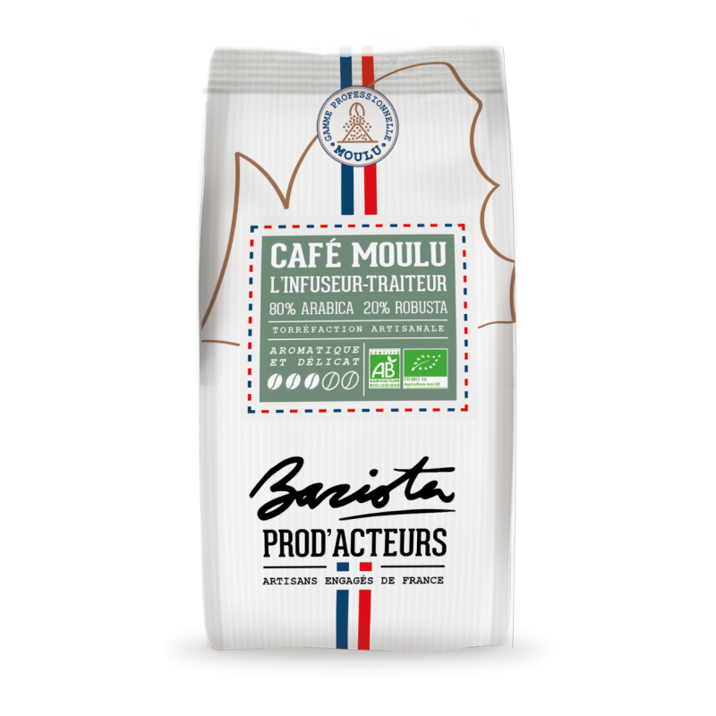 Café moulu bio l'infuseur