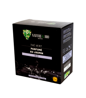 Thé Vert Jasmin Bio (15x2g)||Nature&Bio premium | Boîte de 15 infusettes