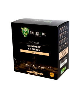 thé vert gingembre citron bio