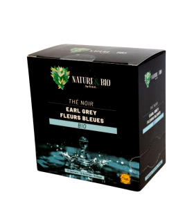 Thé Noir Earl Grey Bio (15x2,25g)||Nature&Bio premium | Boîte de 15 infusettes