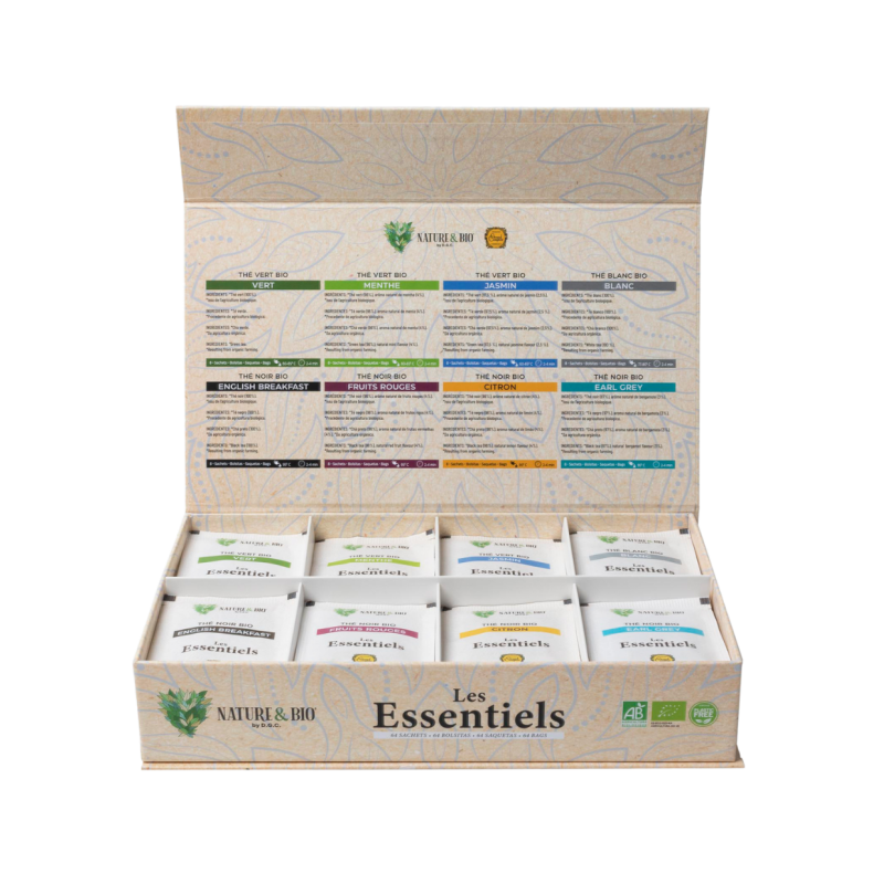 coffret infusettes thé bio