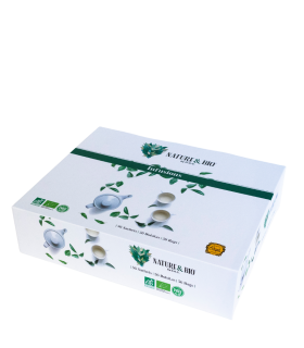 Coffret Infusions Bio||Nature&Bio Premium| Boîte de 56 infusettes