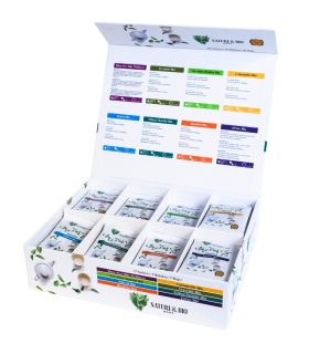 Coffret Infusions Bio||Nature&Bio Premium| Boîte de 56 infusettes