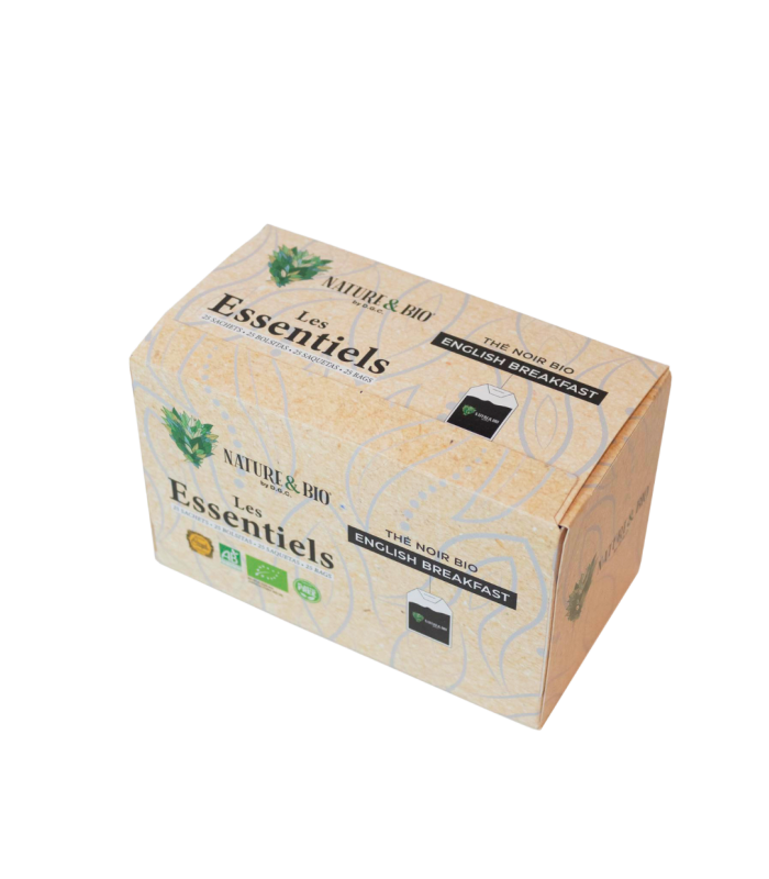Thé Noir Breakfast Bio||"Les Essentiels" | Boîte de 25 infusettes