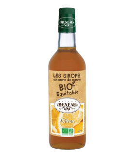 sirop de citron bio