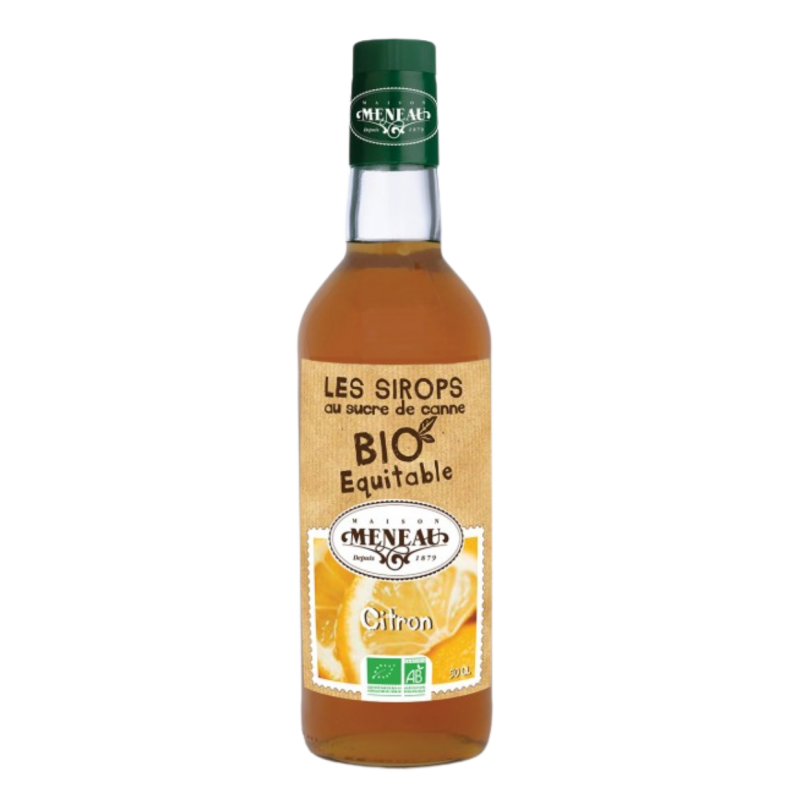 sirop de citron bio