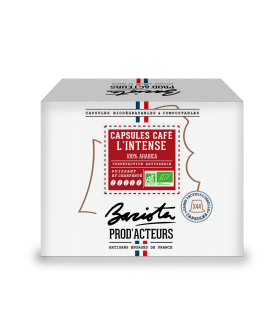 Capsule Compatible Nespresso®||Café L'Intense|70% arabica | 30% robusta