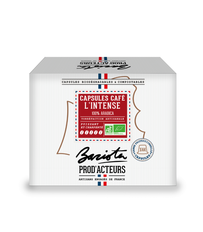 Capsule Compatible Nespresso®||Café L'Intense|70% arabica | 30% robusta