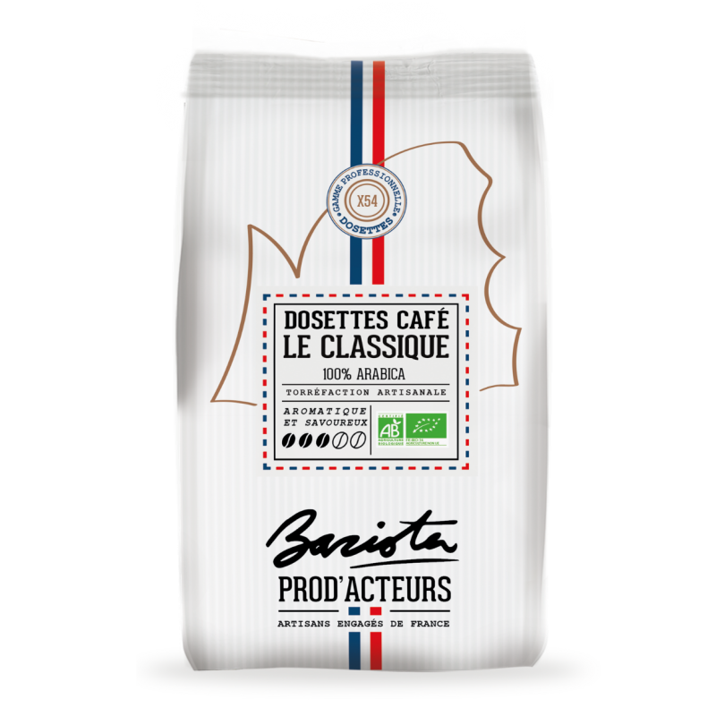 Dosette Compatible Senseo®||Le Classique |Café 100% Arabica Bio