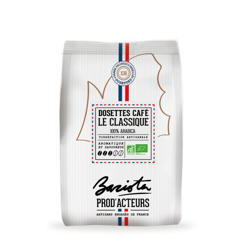 Dosette Compatible Senseo®||Le Classique | 100% Arabica Bio