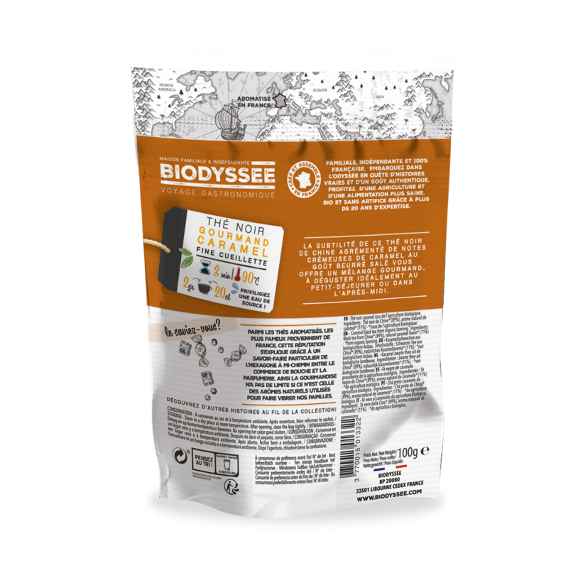 Gourmand Caramel Bio|| Thé Noir