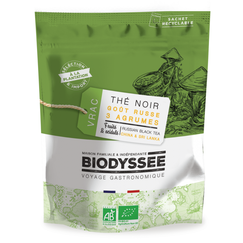 thé noir agrumes bio