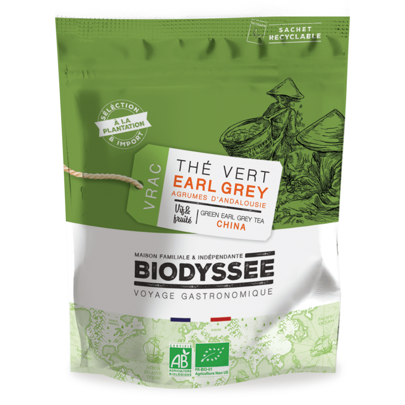 thé vert earl grey bio