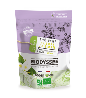 Thé vert fleuri Vrac