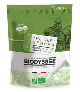 thé sencha bio grand format