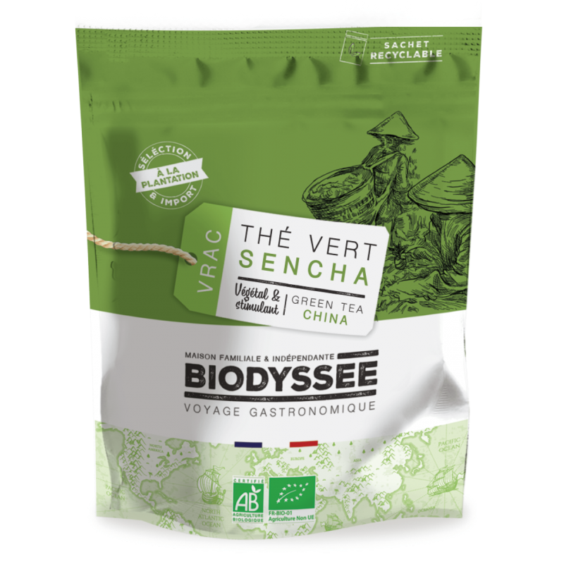 thé sencha bio grand format