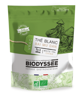 thé blanc grand format bio