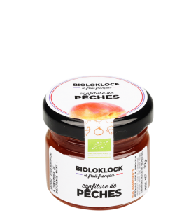 confiture de pêche bio