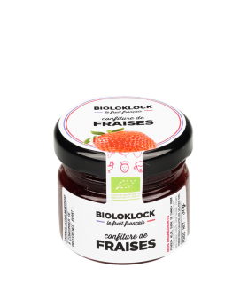 confiture de fraises bio