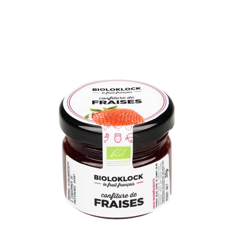 confiture de fraises bio