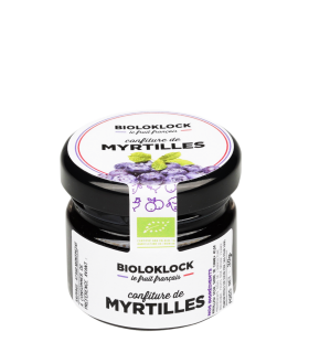 Confiture de myrtilles bio
