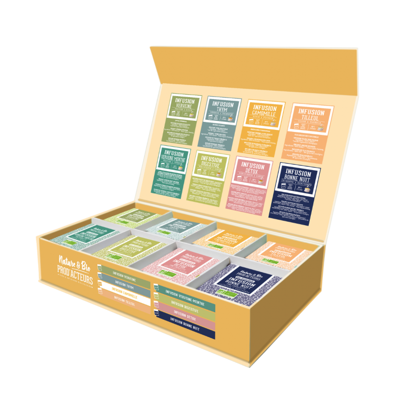 coffret tisanes bio infusettes