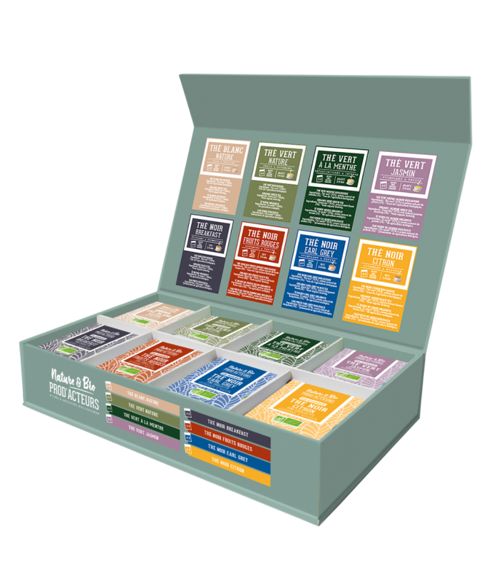 coffret de thés bio en infusettes