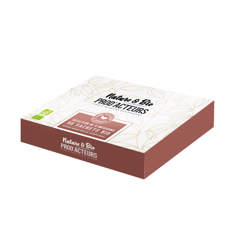 Coffret Infusions Bio||Nature&Bio Premium| Boîte de 56 infusettes - x 56