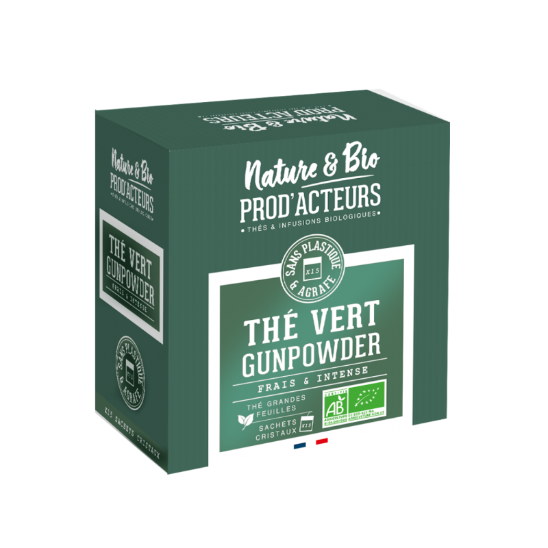 thé vert gunpowder bio