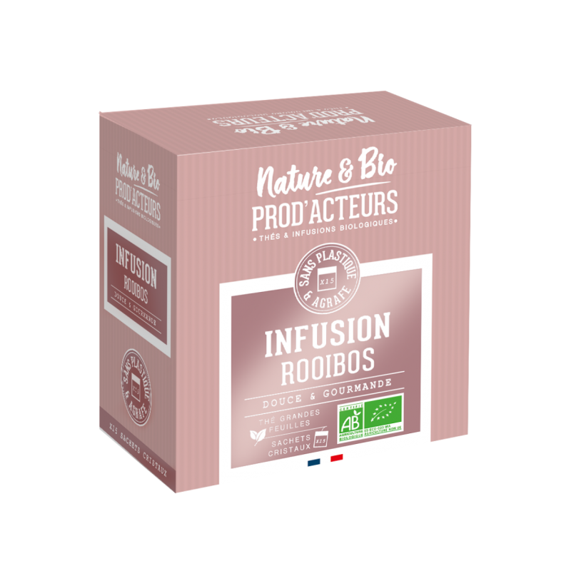 Infusion Rooibos Bio (15x2,25g)||Nature&Bio premium | Boîte de 15 infusettes - x 15